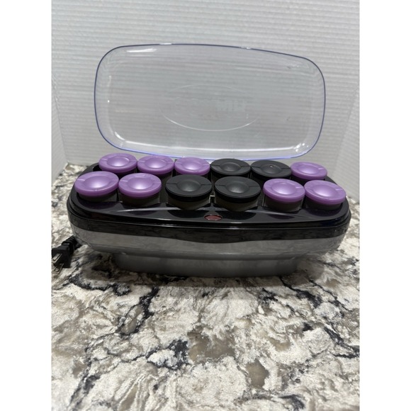 Conair Other - Conair Ion Shine Hot Rollers Curlers CHV14JXRSAM 12 Jumbo Rollers No Clips